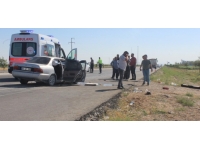 Aksaray'da otomobil ile kamyon çarpıştı: 1 ölü, 4 yaralı