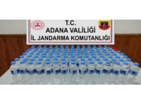 Adana'da 60 litre sahte içki ele geçirildi