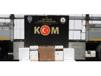 Uşak'ta 13 milyon 380 bin makaron ele geçirildi: 1 gözaltı