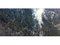 Mersin'de çıkan orman yangınına müdahale ediliyor