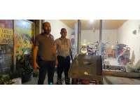 Biber çekme makinesi çalan zanlı tutuklandı