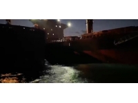 İstanbul'da Liberya bandıralı gemi ile Türk firmasına ait gemi çarpıştı