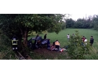 Afyonkarahisar'da otomobil şarampole devrildi: 2 ölü, 2 yaralı