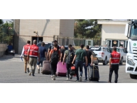 'Gönüllü Geri Dönüş' projesi kapsamında 54 Suriyeli ülkelerine uğurlandı