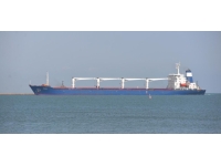 Tahıl yüklü gemi Mersin Limanı'na geldi