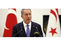 Bakan Akar: Türkiye'nin ve Kıbrıs'taki kardeşlerimizin hakkını korumakta kararlıyız