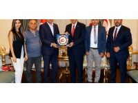 Cumhurbaşkanı Tatar, Türkiye Badminton Federasyonu Başkanı ve beraberindeki heyeti kabul etti