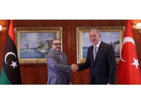 Milli Savunma Bakanı Hulusi Akar Libya Yüksek Devlet Konseyi Başkanı Halid Ammar el-Mişri ile görüştü