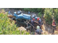 Manisa'da iki otomobil çarpıştı: 6 yaralı