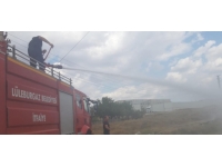 Kırklareli'nde otluk alanda çıkan yangın söndürüldü