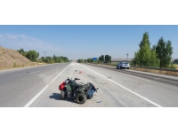 Çorum'da tırın çarptığı ATV sürücüsü öldü