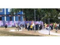 Terör örgütü PKK yandaşları Finlandiya sokaklarında