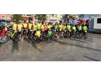 Aydınlı bisikletçiler 30 Ağustos turuna çıktı