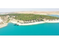 Fırat Nehri kıyısındaki bungalov evler misafirlerini ağırlamaya hazırlanıyor