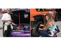 Türkiye’nin tek kadın drift pilotu ile en genç pilotu pistlerde
