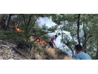 Tunceli'de çıkan örtü yangını söndürüldü