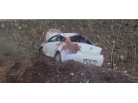 Bilecik'te tarlaya devrilen otomobildeki 3 kişi yaralandı