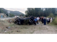 Karabük'te devrilen cipteki 3 kişi yaralandı