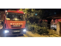 Edirne'de evde çıkan yangın hasara neden oldu