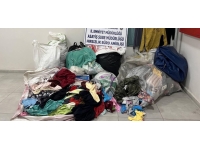 150 bin liralık elbiseleri satarken yakalandılar