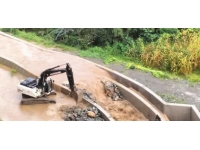 Artvin'de sağanak etkili oldu