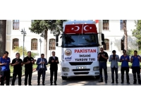 Bilecik'ten selden etkilenen Pakistan'a yardım tırı gönderildi