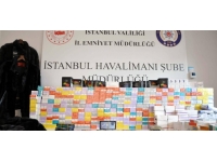 İstanbul Havalimanı'nda 26 milyon liralık kaçak malzeme ele geçirildi