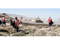 İshak Paşa Sarayı çevresinde temizlik yapıldı