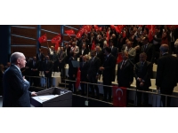 Cumhurbaşkanı Erdoğan ABD'deki Türk vatandaşlarıyla bir araya geldi