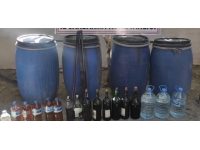 Hatay'da 4 bin 765 litre sahte içki ele geçirildi