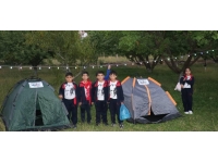 Iğdır'da öğrenciler doğa kampı yaptı