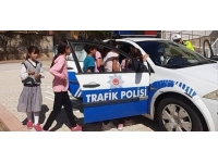 Baskil'de öğrencilere trafik eğitimi verildi