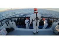 Aydın'da 96 düzensiz göçmen kurtarıldı, 24 göçmen yakalandı