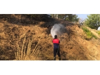 Bingöl'de otluk alanda çıkan yangın söndürüldü