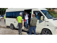 Zonguldak'ta 11 toplu taşıma aracı sürücüsüne para cezası