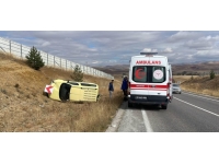 Bayburt'ta trafik kazasında 2 kişi yaralandı