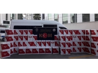 Hatay'da 900 bin makaron ile 270 kilogram tütün ele geçirildi