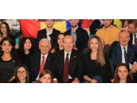 KKTC Cumhurbaşkanı Tatar Erzincan'da gençlerle buluştu
