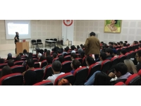 Üniversite öğrencilerine narkotik bağımlılığı konferansı