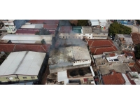 Bursa'da sandalye üretim atölyesinde yangın çıktı