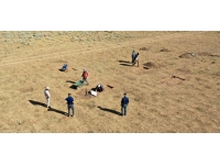 Malazgirt Savaş alanının tespiti için drona entegre edilen manyetometre cihazı kullanılıyor