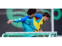 Emre Demir Barcelona A Takım idmanında