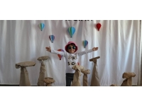 Hazırladıkları maketlerle öğrencilere Kapadokya'yı tanıttılar