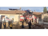 Malatya'da bir evin çatısı çöktü: 1 yaralı