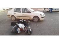 Karabük'te otomobille motosiklet çarpıştı: 1 yaralı