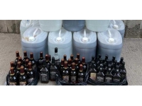 Gaziantep'te 400 litre sahte alkol ele geçirildi