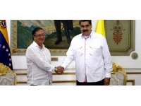 Venezuela Devlet Başkanı Maduro, Kolombiya Cumhurbaşkanı Petro ile bir araya geldi