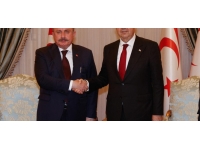 TBMM Başkanı Şentop, Cumhurbaşkanı Tatar’ı ziyaret etti