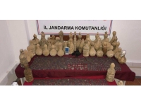 Adıyaman'da tarihi eser operasyonunda 1578 sikke ele geçirildi