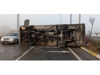 Sivas'ta buzlanma kazaya neden oldu: 3 yaralı